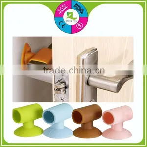Hot Sell in Amazon Silicone Sucker Door Holder With Seperate Sucker thumbnail-2