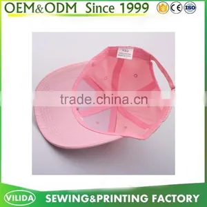 100% Cotton Twill Fancy Embroidery 6-panel Baseball Cap Sports Cap and Hats for Women thumbnail-6