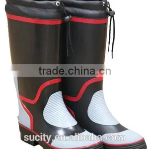 2016 New Design Mens With Cuff Waterproof Rubber Gum Boots thumbnail-1