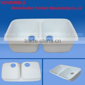 Low Price Square Solid Surface Kitchen Sink thumbnail-1