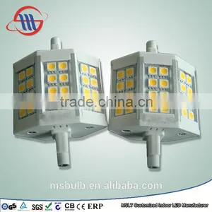 China LED Bulb R7S LED Ceramic Flood Light 78mm 5050 SMD 5W Linear Dimmable Replace J78 Halogen Lamp thumbnail-1