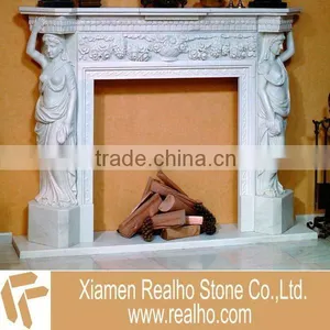 Carving Stone Fireplace thumbnail-1