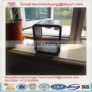 Square Stanchion Black Steel thumbnail-1
