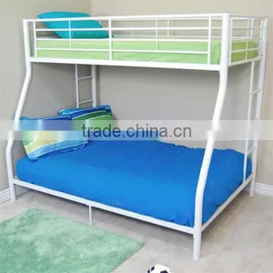 Metal Twin/Loft Bunk Bed - White thumbnail-1