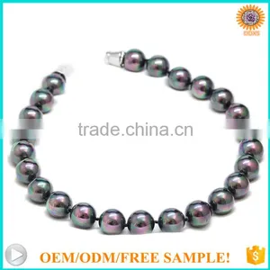 2016 Fashion Imitation Jewellery Black Pearl Necklace thumbnail-3