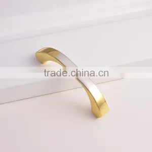 160mm Cheap Price Garden Swing Canopy Hardware Europe Style Gold Electroplated Brass Wardrobe Cabinet Handles thumbnail-3