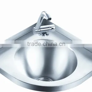 Yacht,Boat,Train and Public Mobile Toilet Used Stainless Steel Elliptical Hand Wash Basin Kitchen Sink GR-Y589 thumbnail-4