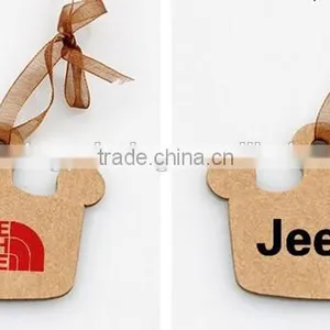 Recycled Kraft Paper Hang Tags for Lady's Clothing thumbnail-2