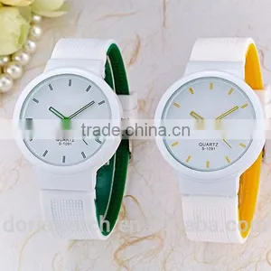 Classic Silicone Rubber Sports Wrist Watch Unisex Candy Colors Factory Price thumbnail-4
