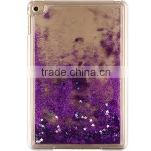 Hard Plastic Bling Bling Flowing Sand Tabet Case for Ipad Mini, for Mini Ipad 4 Cover Case Sparkling Quicksand Design thumbnail-1