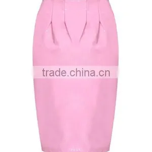 Stylish Lady Women's New Fashion Sexy Slim Shiny PVC PVC Pencil Skirt thumbnail-5