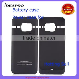 4200mAh External Backup Battery Power Back Case For Samsung Galaxy S6 Edge thumbnail-1