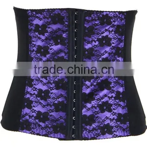 2015 Attractive Open Hot Sex Women Photo Bustiers 9 Steel Bone Zipper Latex Corset thumbnail-1