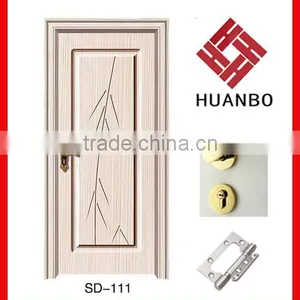 Interior MDF Wood PVC Laminated Door thumbnail-1
