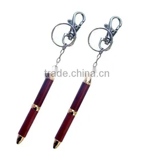 Wooden Ball Pen With Keyring thumbnail-1