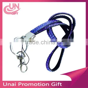 2016 Hot Selling Top Quality Rhinestone Lanyard With Key Ring thumbnail-1