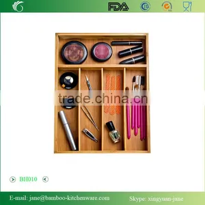 Medium Simple and Useful Seville Classics Bamboo Cutlery Tray and Organizer Drawer thumbnail-4