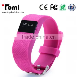 Fitness Tracker Silica Gel Band CE Certificate Heart Rate Monitoring Bluetooth Smart Wristband for Sports thumbnail-1