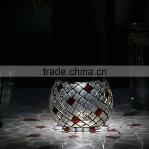 Led Solar Mosaic Lantern Outdoor Sun Jar Lantern thumbnail-2
