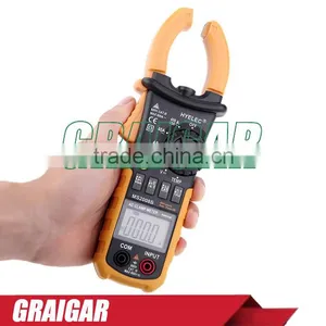 HYELEC MS2008B Professional Digital AC Clamp Meter 4000 Counts w/ Back Light Multimeter Tester Electrical Multimetro thumbnail-2
