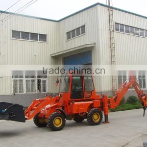 Four Wheels Drive Small Backhoe,backhoe Loader thumbnail-2