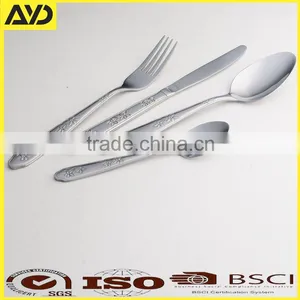 Portable Western Stainless Cutlery Set Stainless Steel Spoon Fork Knife thumbnail-1