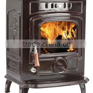 Wood Burning Cast Iron Fireplaces, Classical Wood Log Stove thumbnail-1