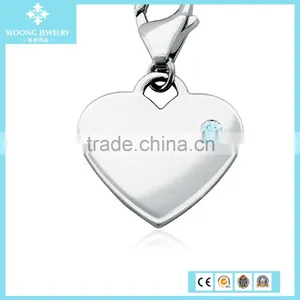 925 Sterling Silver Charm Alphabets Letter G Charm in Sterling Silver thumbnail-4
