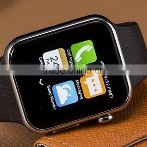 High Quality Touch Capacitive Screen Smart Wrist Watch A9 Heartrate Monitor Smart Watch Android Dual Sim thumbnail-5