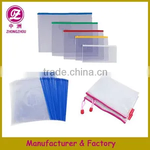 Guangzhou Supplier High Quality Pvc Clear File Bag With Zipper thumbnail-1