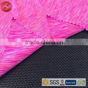 Polyester Spandex Knit Single Jersey Space Dyed Fabric For Sportwear thumbnail-1
