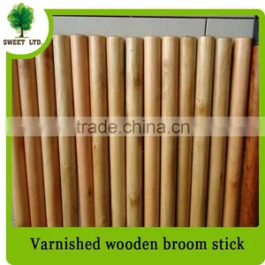 Well Straight Varnished Wood Mop Stick With Cheap Price and High Quality thumbnail-4