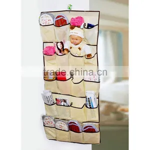 Kawachi Hanging Canvas 20-Pocket Door Shoe Organizer thumbnail-1