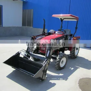 LZ304,30HP, 4WD Small Garden Tractors Fit With 4in1 Front End Loader, Small Garden Tractor Loader thumbnail-1