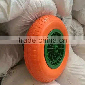 Pu Foamed Urethane Solid Foam Wheel thumbnail-1