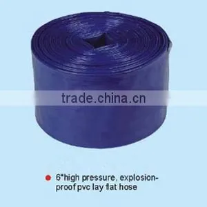 PVC LAY FLAT HOSE FLAXIBLE HOSE HIGH QUANTITY WATER HOSE thumbnail-1