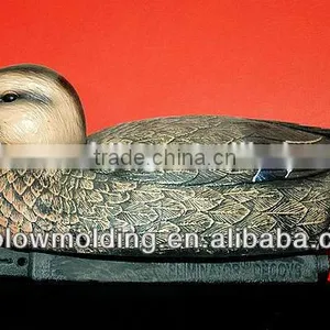 OEM Blow Molding Plastic PE Duck Decoy Hunting Design Life-Like Plastic Float Duck Decoy thumbnail-2