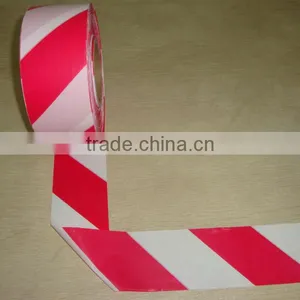 Red White PE Safety Warning Tape thumbnail-1