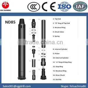 8 Inch High Air Pressure DTH Hammer Lower Oil and Air Consumption thumbnail-1