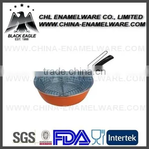 Carbon Steel Non Stick Enamel Steamer Pot thumbnail-4