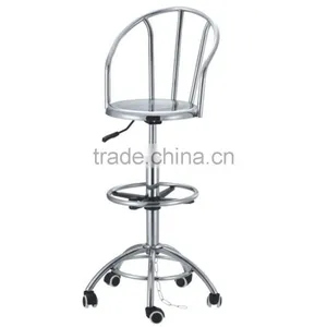 Barstool With Backrest thumbnail-1