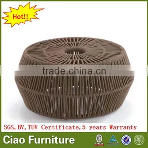 Customized Outdoor Round Rattan Furniture Coffee Table thumbnail-2