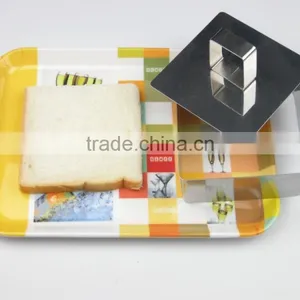 2pcs Set 430 Stainless Steel Cookie Cutter, White Rectangular Kitchenware thumbnail-1