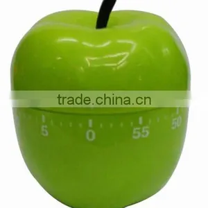 1958 Novelty Green Apple Mechanical Kitchen Timer thumbnail-1
