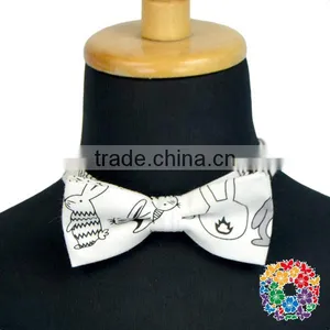 Wholesale Fashion Neckwear Handsome Adjustable Boy Bowtie Kid Necktie Baby Anime Printed Baby Bow Ties thumbnail-2