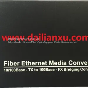 10/100M Fast Ethernet Fiber Media Converter  Fast Ethernet to SC Media Converter SC Fiber Port to Ethernet Converter thumbnail-2