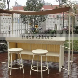 Rattam Patio Bar Furniture With Canopy For Sale thumbnail-2