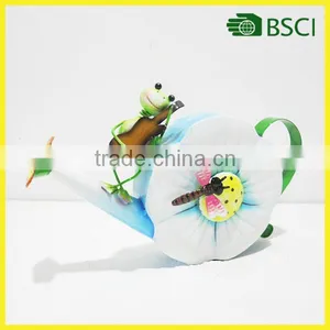 YS15561 Metal Craft Bee Flower Water Pot for Home Decoration thumbnail-1