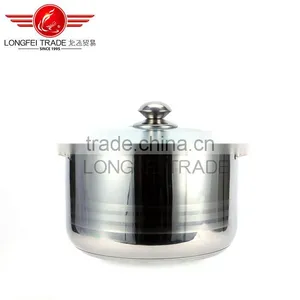 2016 5PCS Stainless Steel Casserole Set Cooking Pot With Glass Lid Cookware Set thumbnail-2