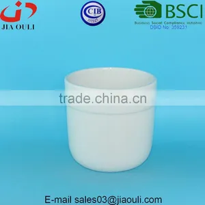 BSCI Audit Factory Small White Pottery Ceramic White Pots thumbnail-1